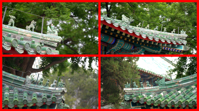 传统建筑屋脊神兽