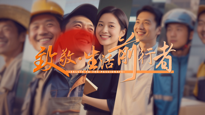 4K片头标题多图快速快切文字设计