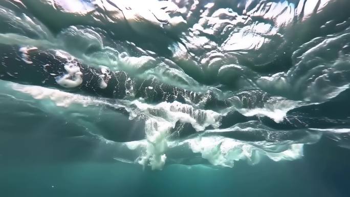 海浪动态自然风光