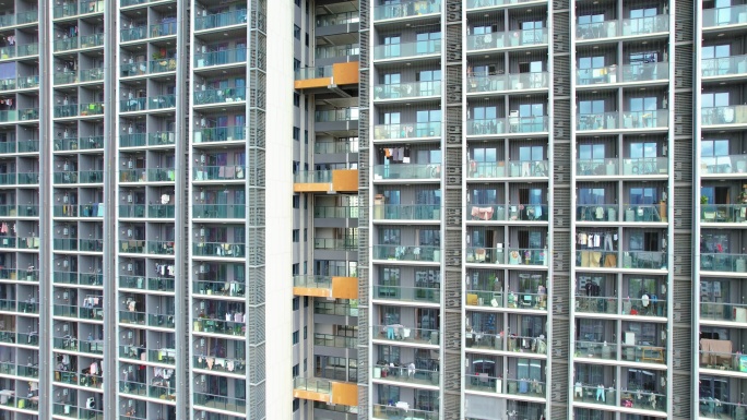 高密度住宅楼群景观