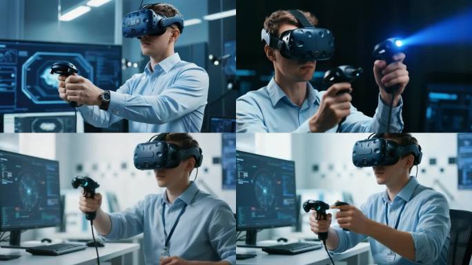 虚拟现实技术开发VR技术人员交互操作