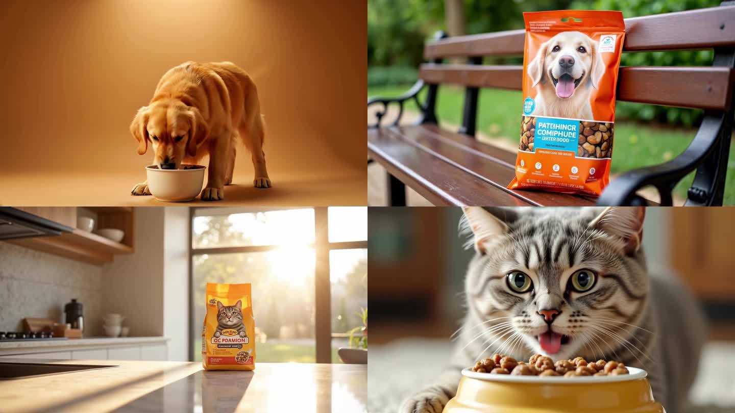 宠物食品广告 猫粮 狗粮 样片