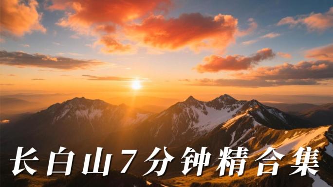 长白山天池长白山风光合集