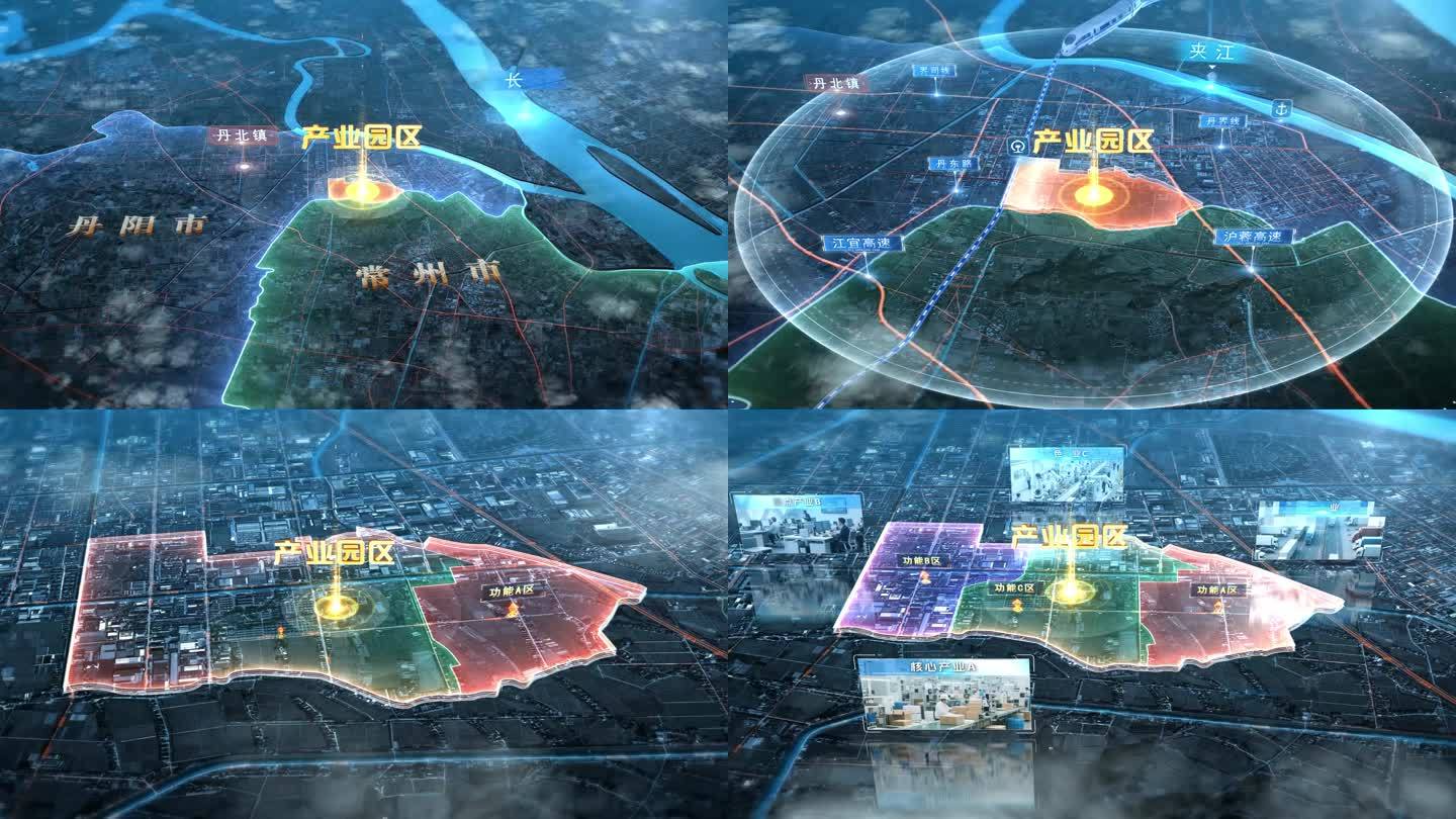 产业园区地图区位_蓝