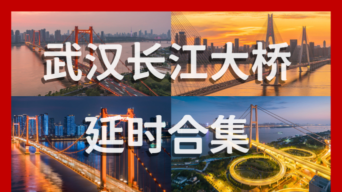2025武汉长江大桥延时合集