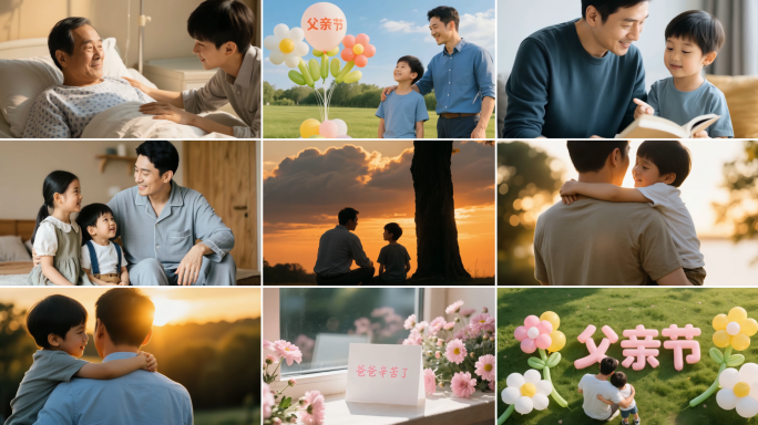 父亲节 父爱如山亲情陪伴