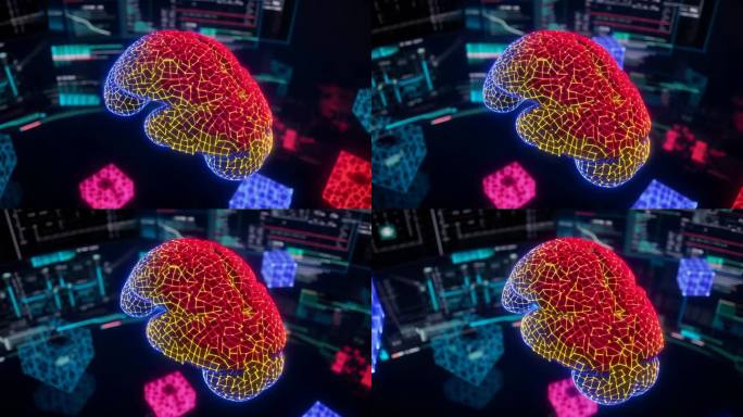 数字大脑科技感展示