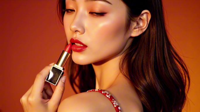 口红产品唯美广告 样片