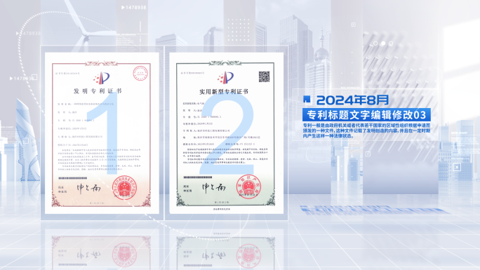 25-浅色简洁专利包装模板