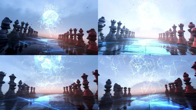 国际世界局势格局象棋对峙