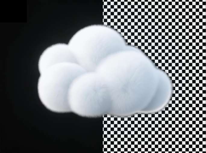 蓬松云朵元素动画