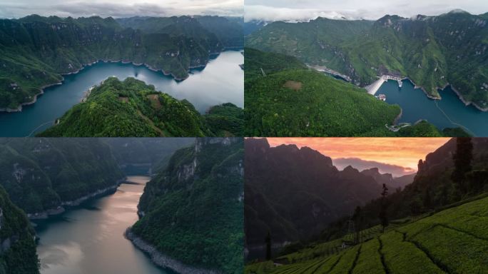 山水相依自然美景