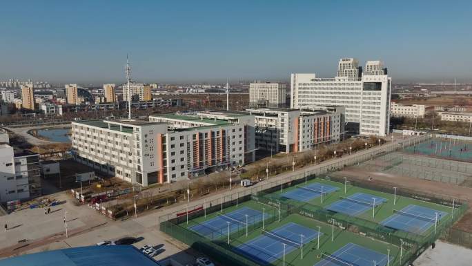 天津国土资源与房屋职业学院航拍空镜