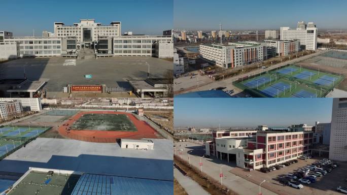 天津国土资源与房屋职业学院航拍空镜