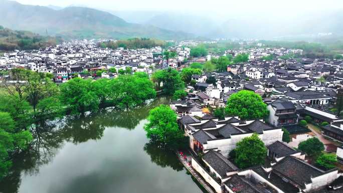 水墨江南古镇风光 宏村