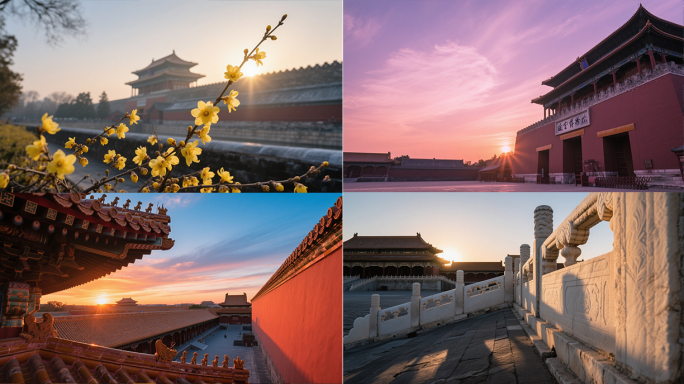北京故宫 紫禁城 延时 东方古建筑