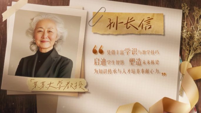 怀旧书信 人物介绍 人物包装 嘉宾介绍