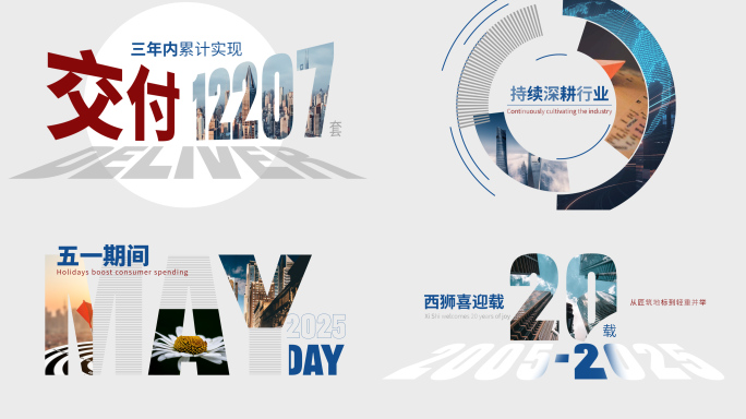 2025季度报告 数据汇报快闪 明亮排版
