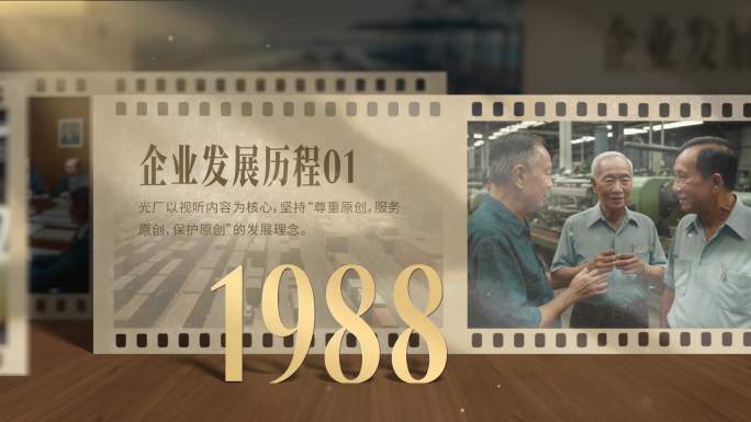 企业发展历程历史图文展示