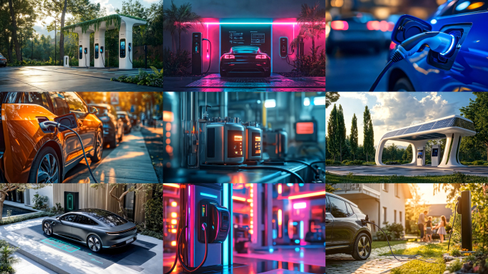 新能源汽车充电充电桩高科技无线充电2