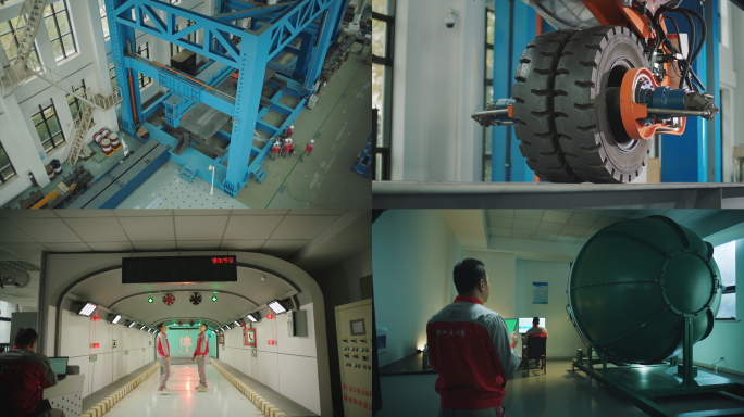 4K 基础交通材料测试 路面材料压力试验