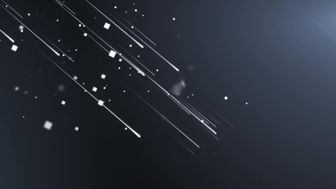 白色线条汇聚logo演绎