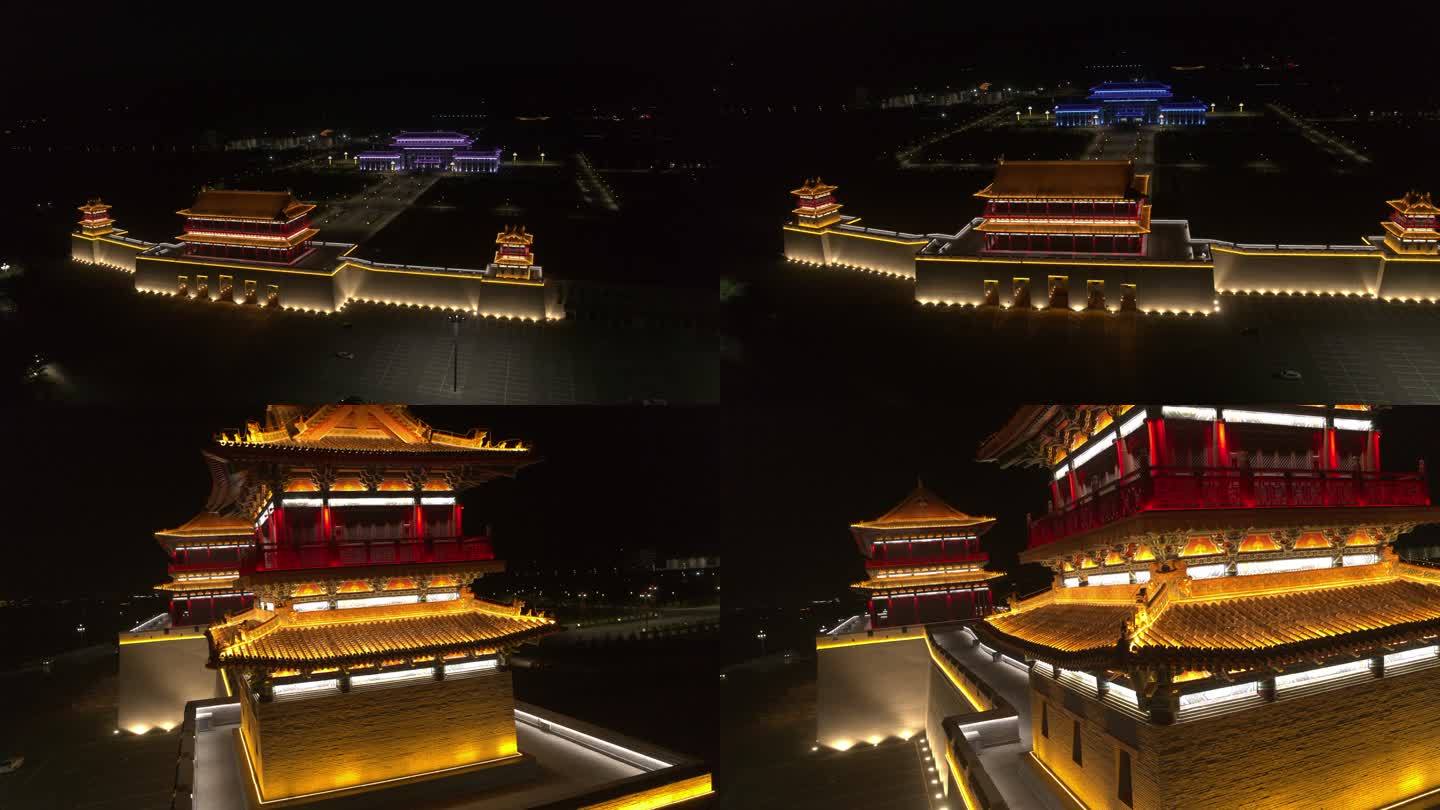 中国汾酒城夜景