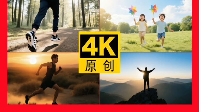 活力奔跑迎接朝阳