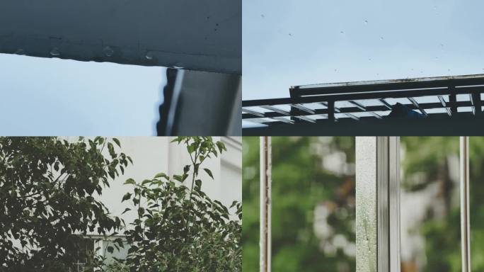 雨季下雨江南下雨意境