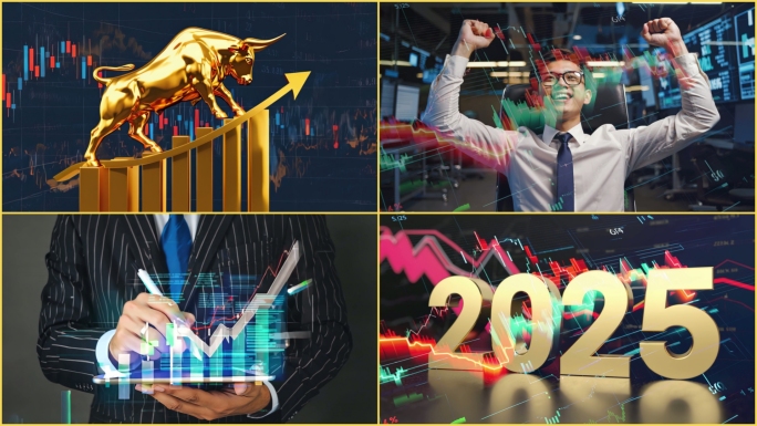科技金融股市股票K线投资商务商业投资理财