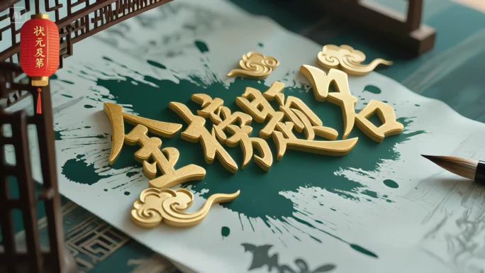 金榜题名祝福，高考励志视频素材