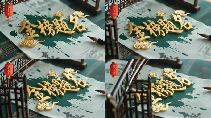 金榜题名祝福，高考励志视频素材