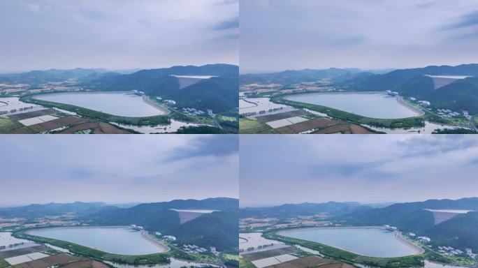 抽水蓄能电站航拍延时
