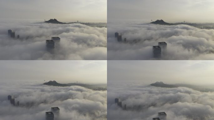 云海之上城市景观