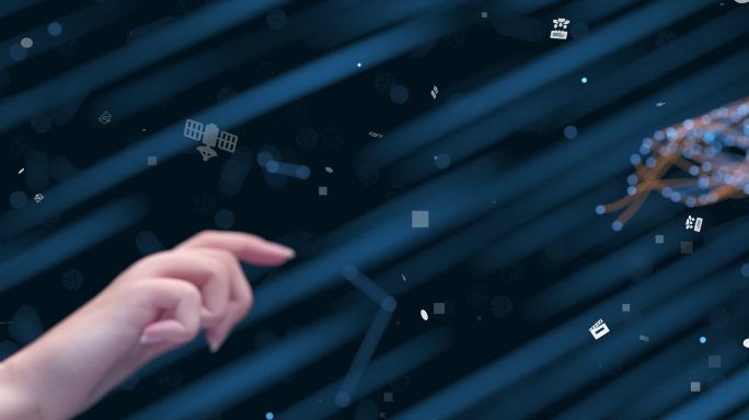 科技之手连接未来