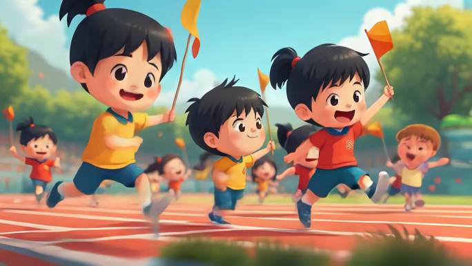 卡通六一儿童活动 幼儿园庆六一活动