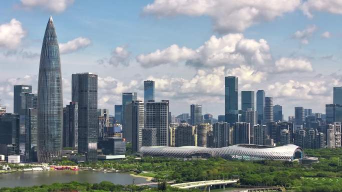 深圳城市地标南山春笋大厦延时