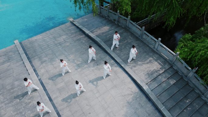 5K公园太极拳晨练  养生 康养太极拳