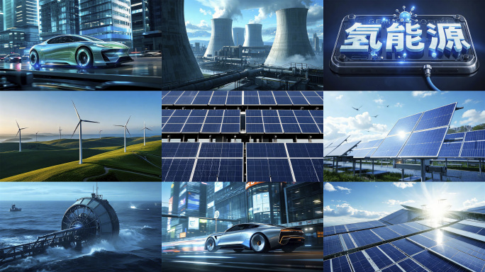 太阳能风能水能地热能核能