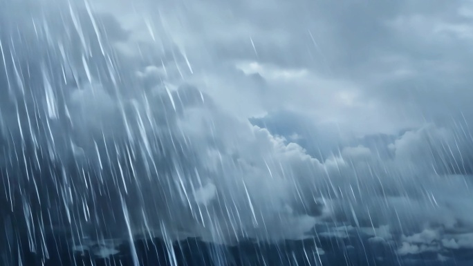 乌云密布天气风起云涌暴雨倾盆