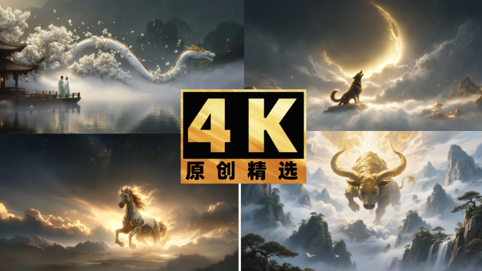 中国传统神话十二生肖祥瑞神兽
