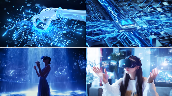 中国科技发展人工智能AI机器人VR未来