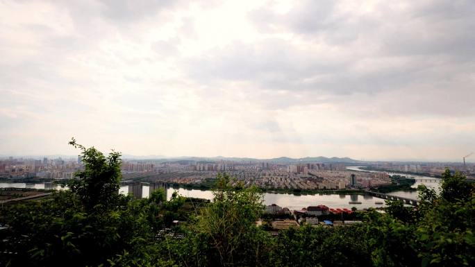 城市江景风光