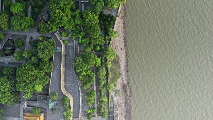 湖南洞庭湖岳阳楼景区自然风光