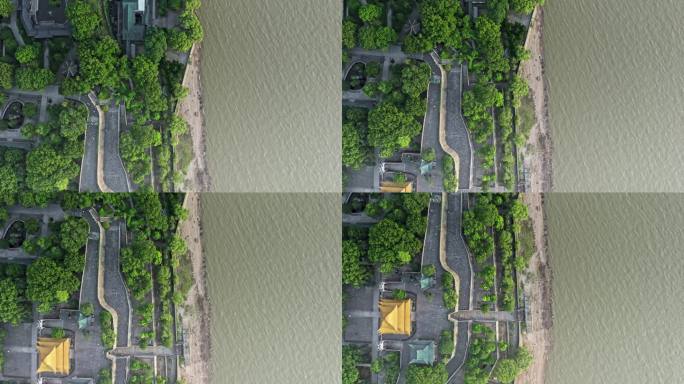 湖南洞庭湖岳阳楼景区自然风光