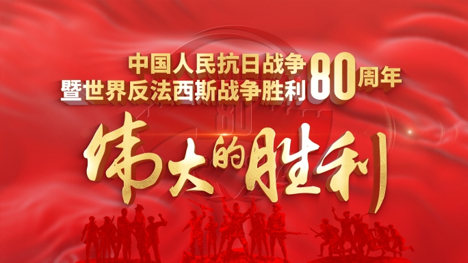 胜利80周年纪念 党政文字