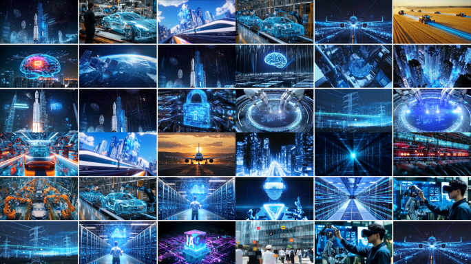 中国科技发展人工智能AI机器人VR未来
