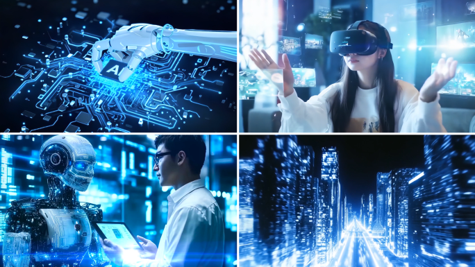 中国科技发展人工智能AI机器人VR未来