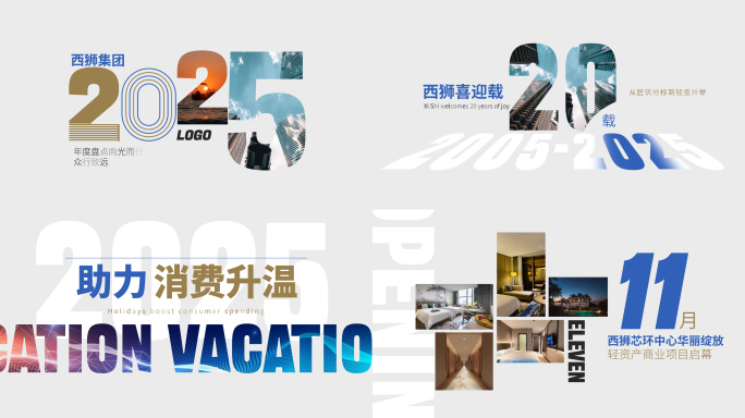 2025季度报告 数据汇报快闪 明亮排版