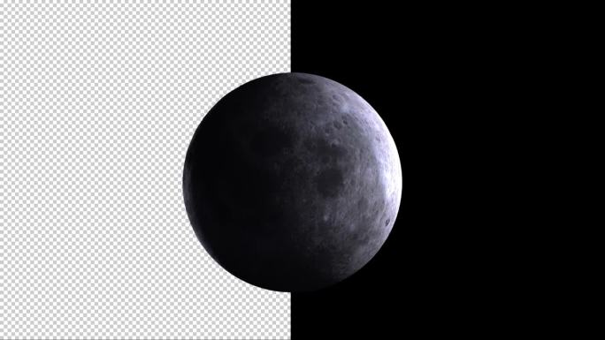 月球【C4D源文件】附720p带通道视频